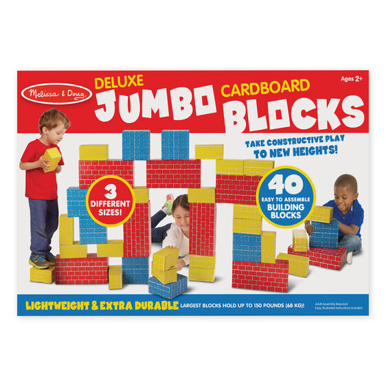 Deluxe Jumbo Cardboard Blocks