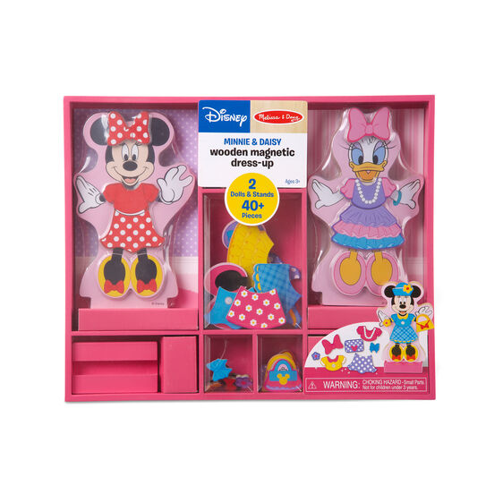Minnie Mouse & Daisy Wooden Magnetic Dress Up