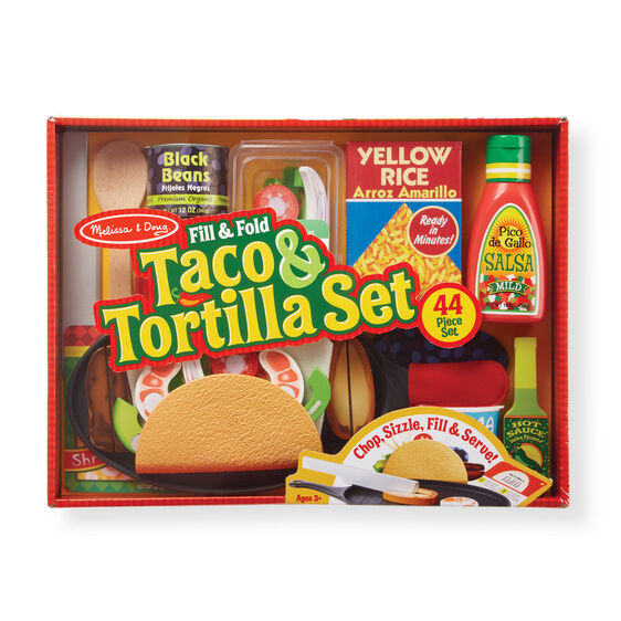 Taco and Tortilla Play Food Set