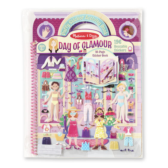 Day of Glamour Puffy Sticker