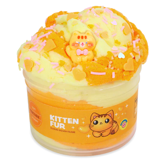 Peachbbies Kitten Fur Cloud Dough Slime