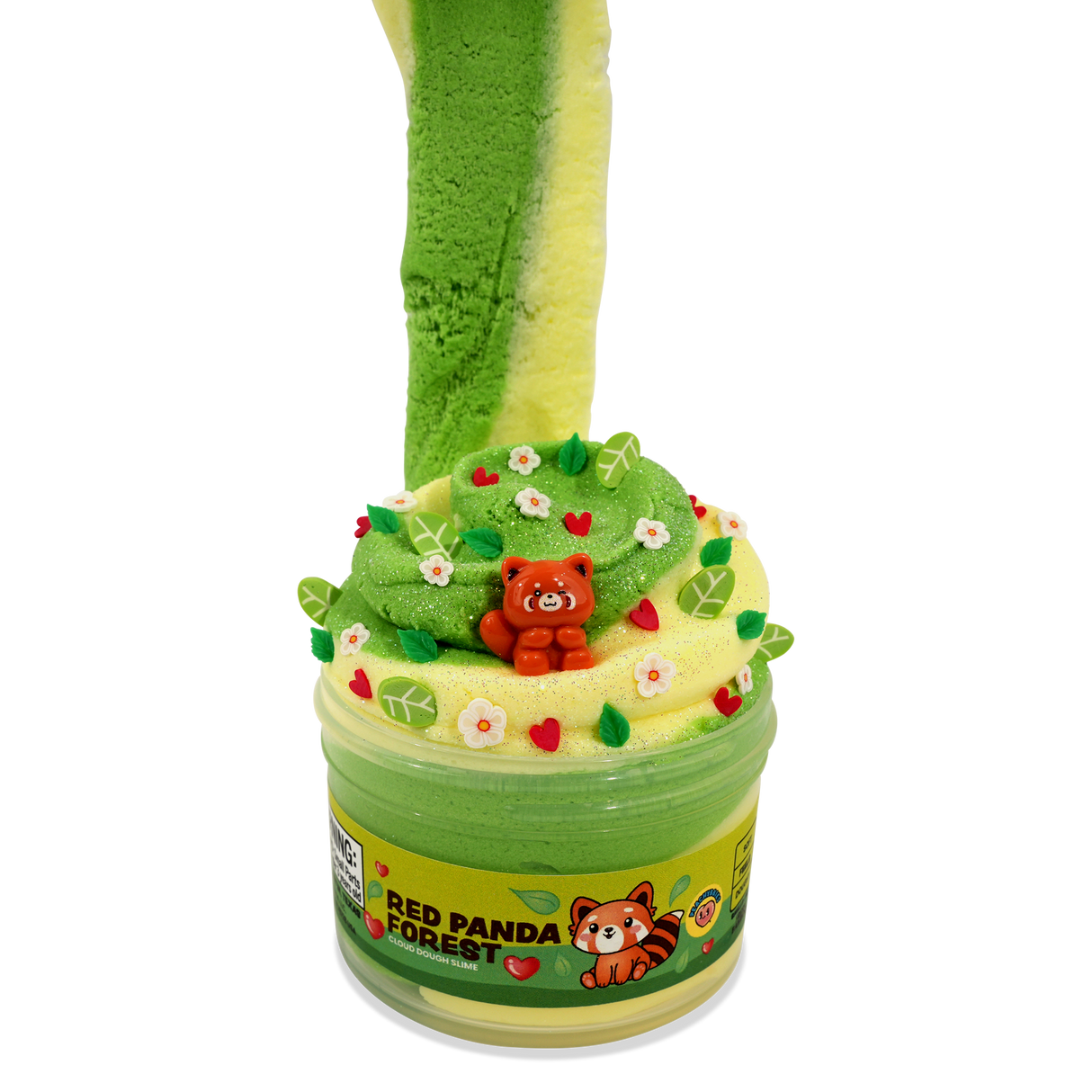 Red Panda Forest Cloud Dough Slime