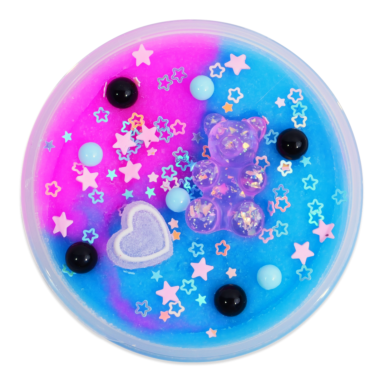 Cotton Candy Boba Slush Icee Slime