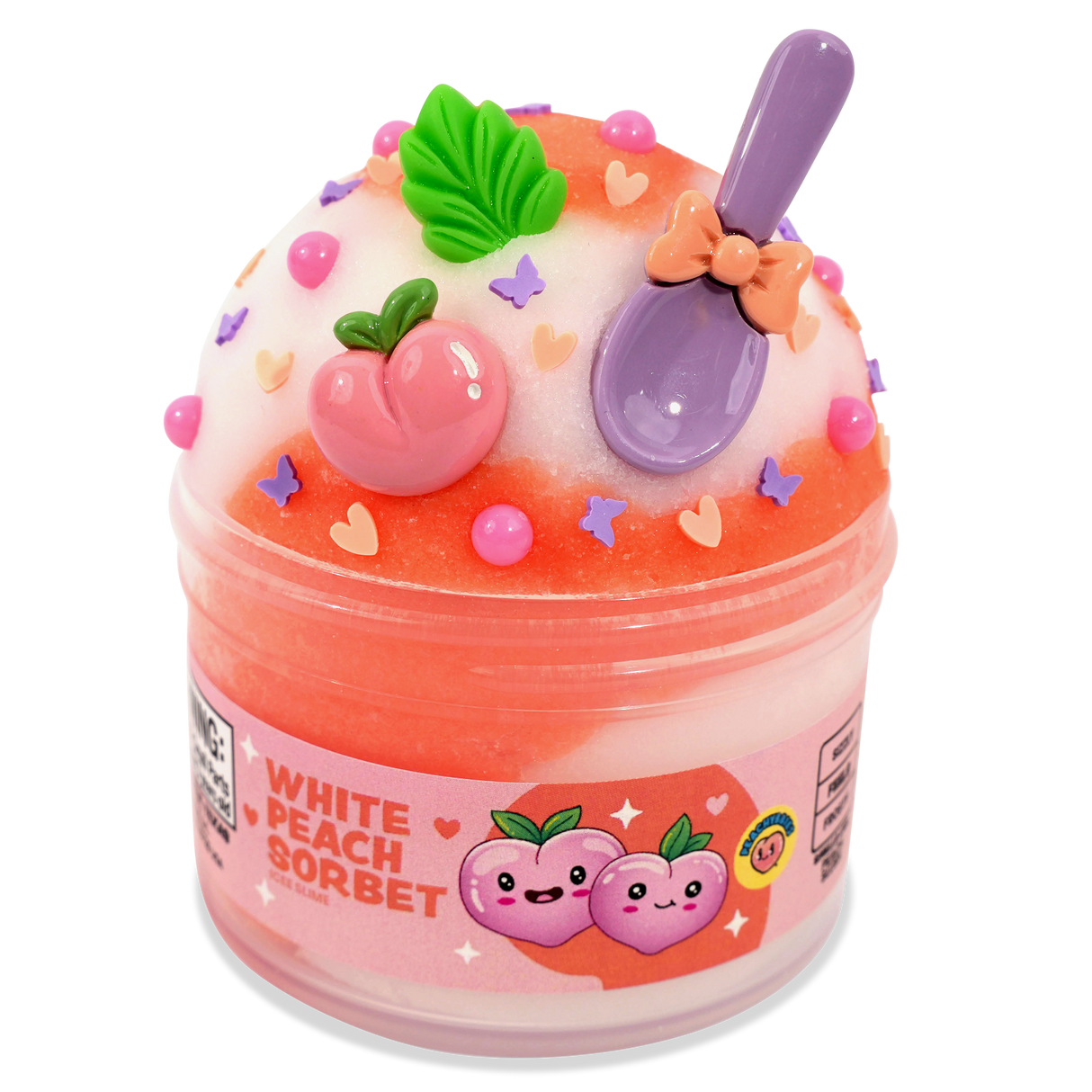 White Peach Sorbet Icee Slime
