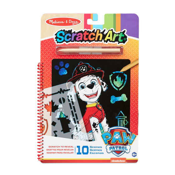 Scratch Art Pad Marshall Paw Patrol