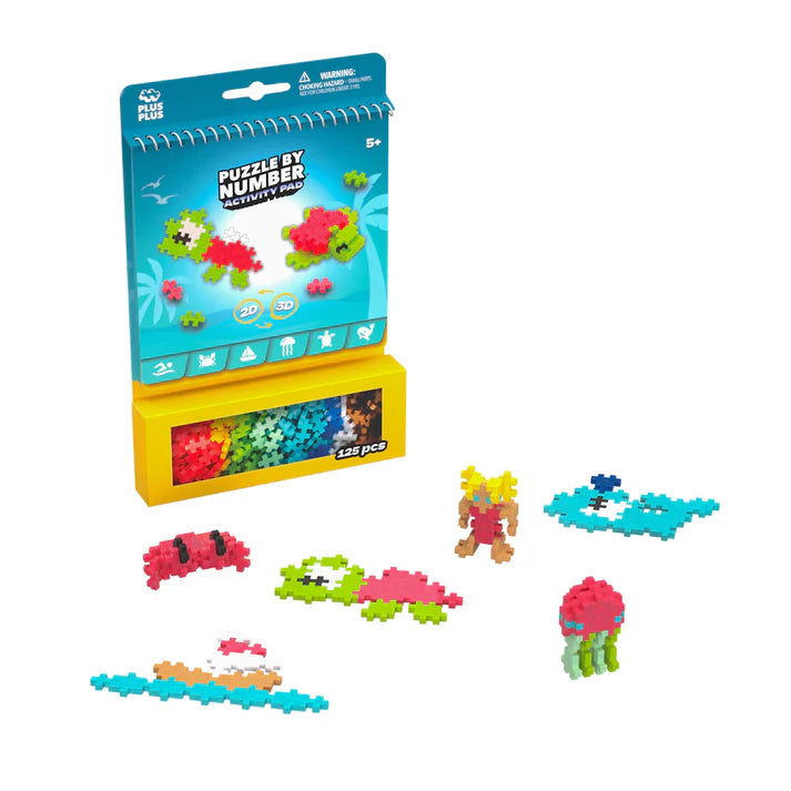 Ocean Puzzle By Number Activity Pad