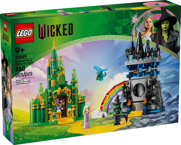 Lego Wicked Emerald City and Kiamo Ko Castle