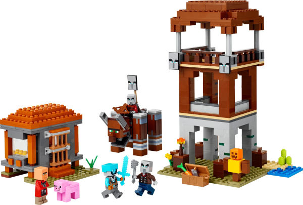 Lego Minecraft: The Pillager Outpost and Ravager