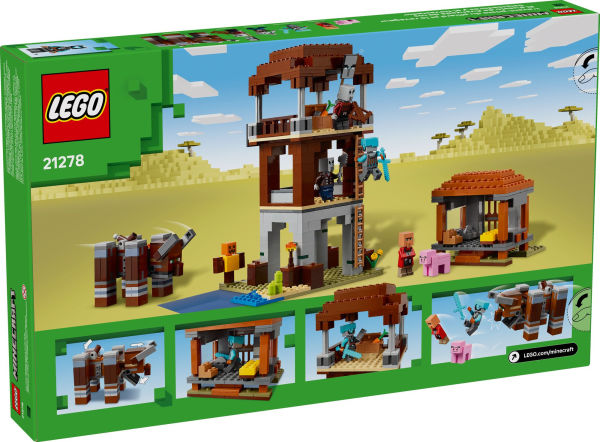 Lego Minecraft: The Pillager Outpost and Ravager