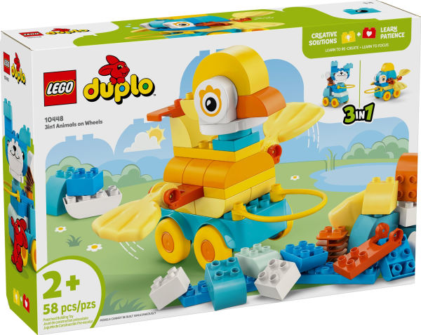 LEGO duplo:3 in 1 Animals on Wheels