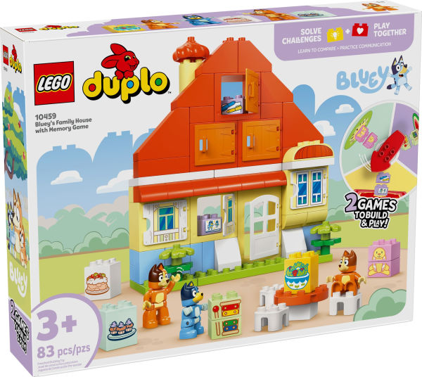 LEGO duplo: Bluey's Bamily House with Memory Game