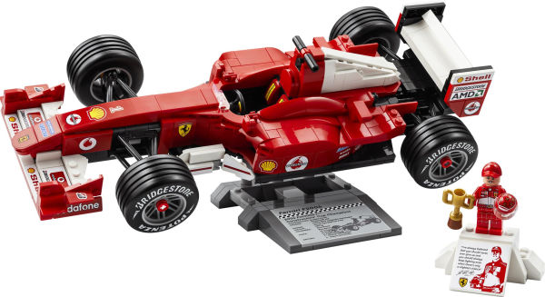 Lego ICONS Ferrari F2004 & Michael Schumacher