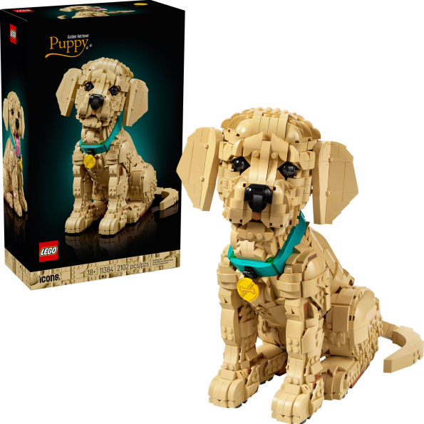 LEGO ICONS Golden Retriever Puppy
