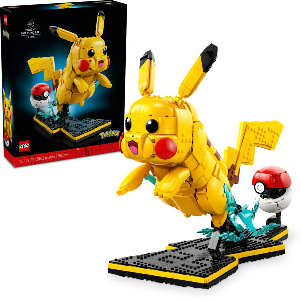 Lego Pokemon Pikachu and Poke Ball