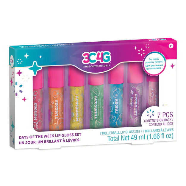 Days of the Week Lip Gloss Set