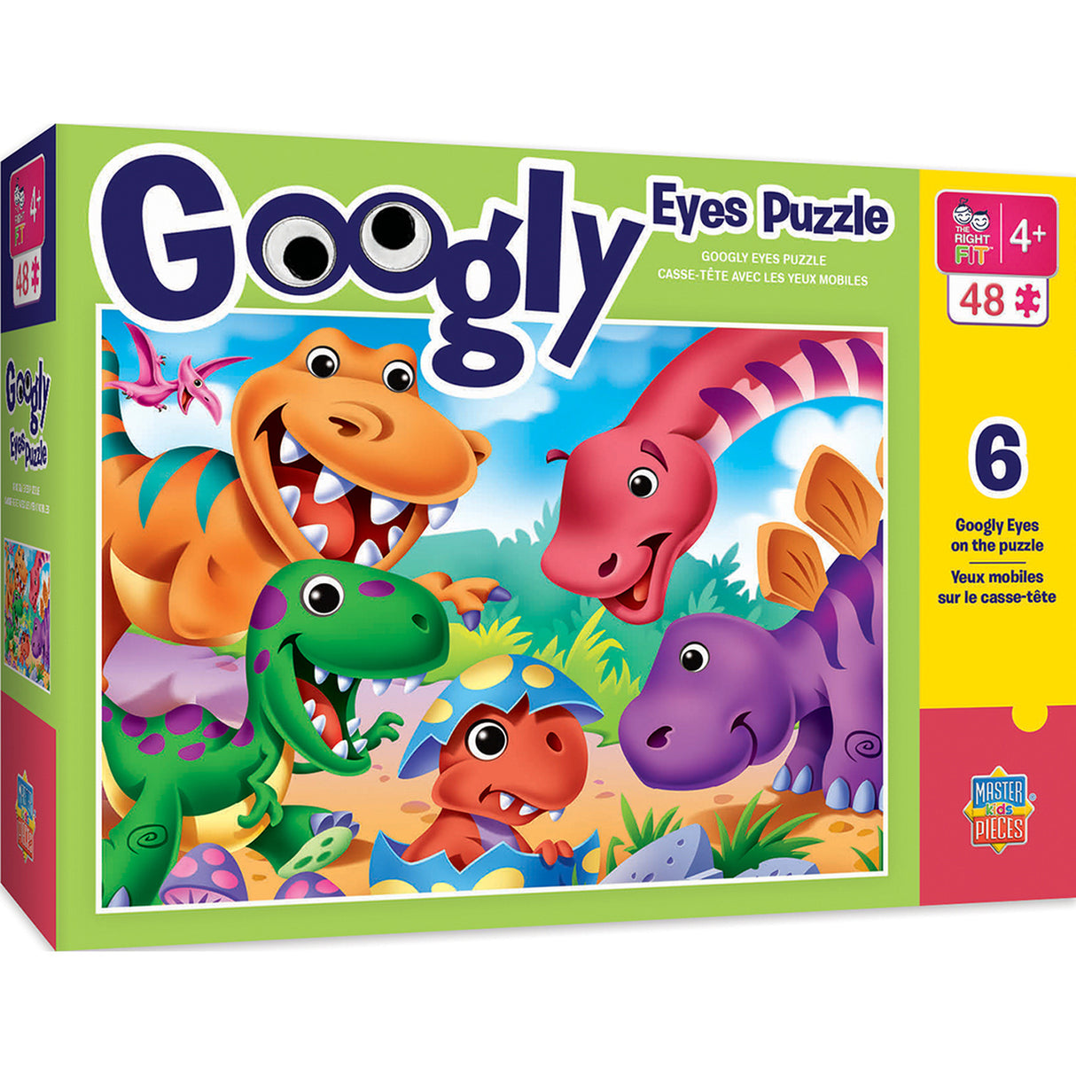 48 pc Googly Eyes Dinos