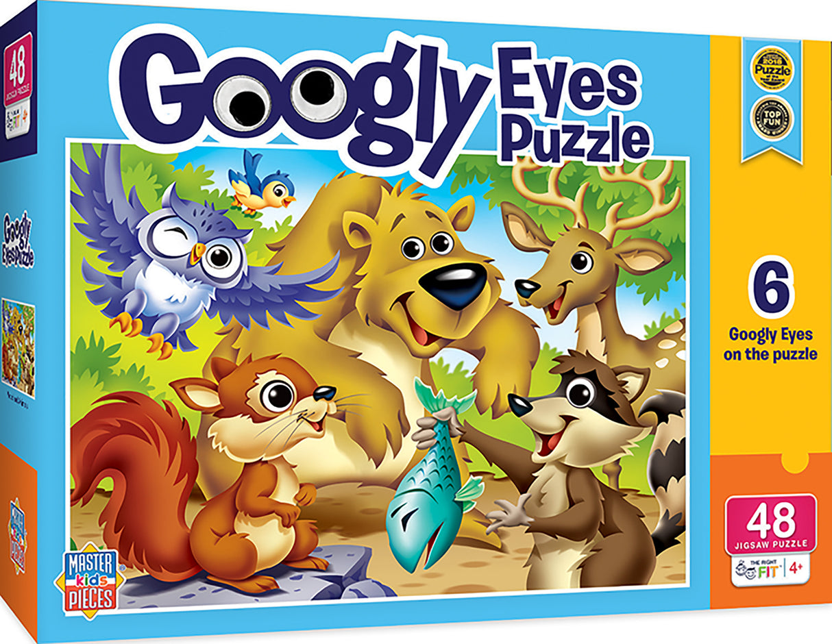 48 pc Woodland Animals Googly Eyes