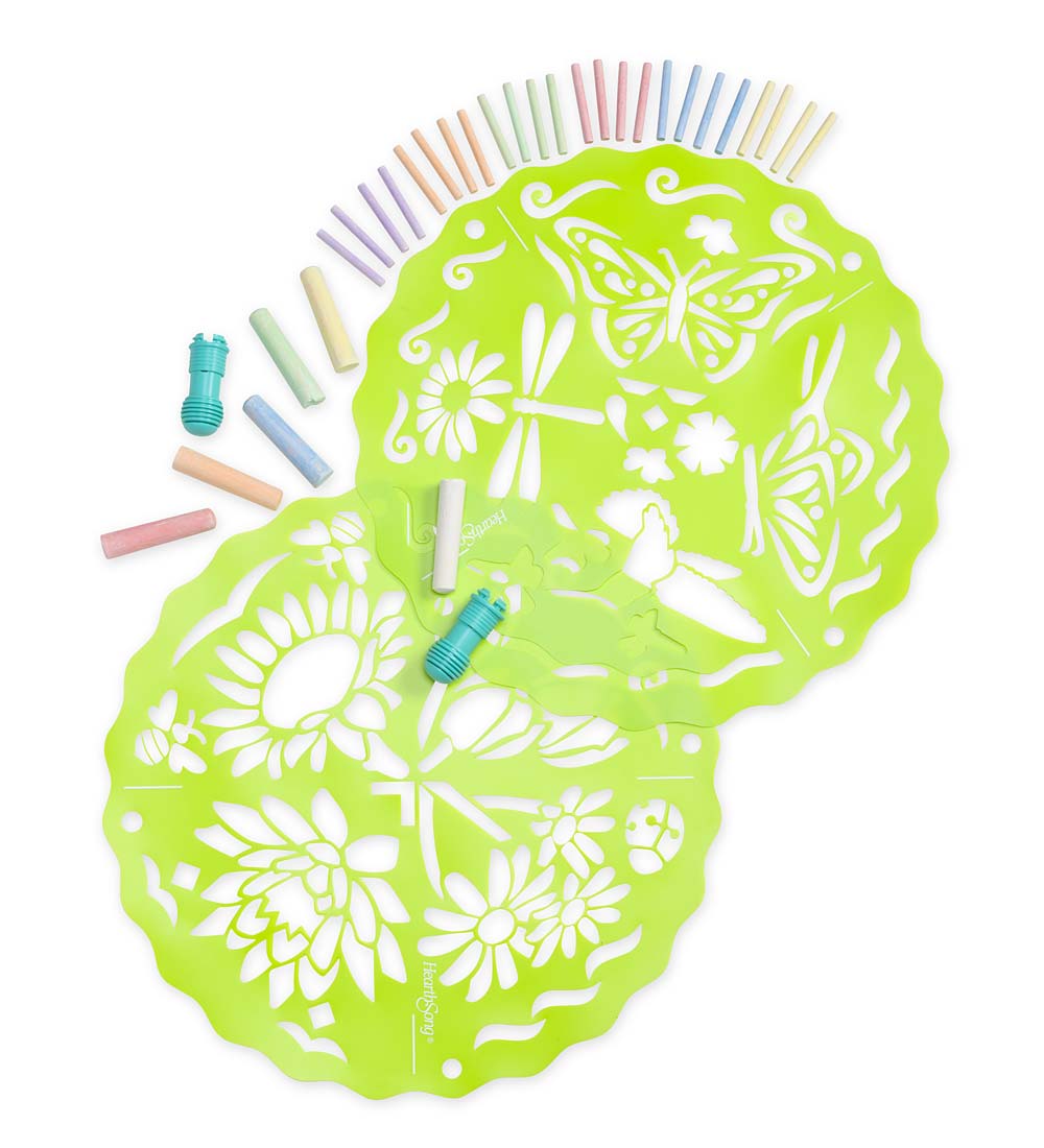 Stars and Geometry Mandala Chalk Scapes