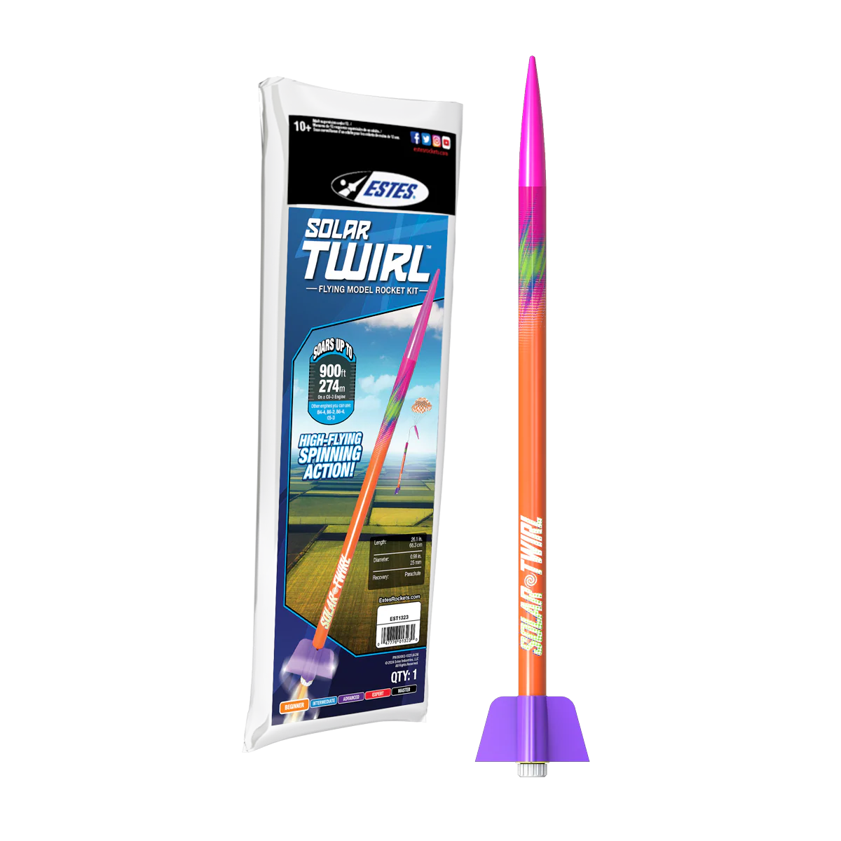 Estes Rocket Solar Swirl