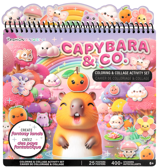 Capybara and Co. Sticker and Coloring Set