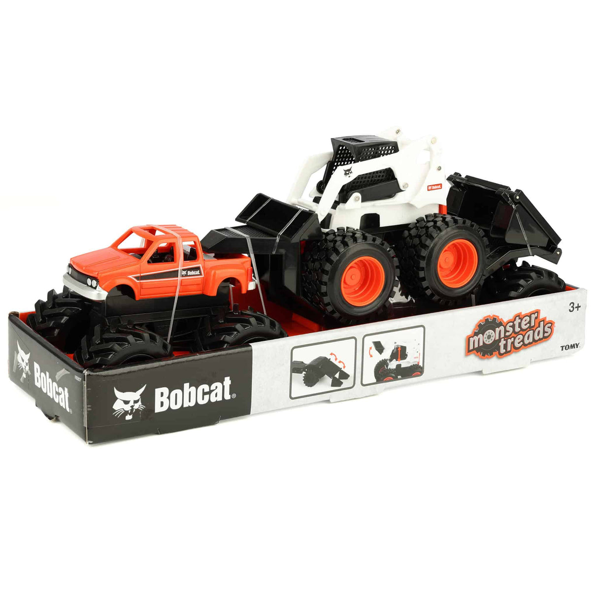 Monster Treads Bobcat Truck Playset