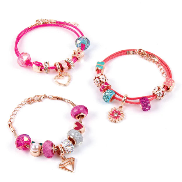 Halo Charms Bracelets Think Pink