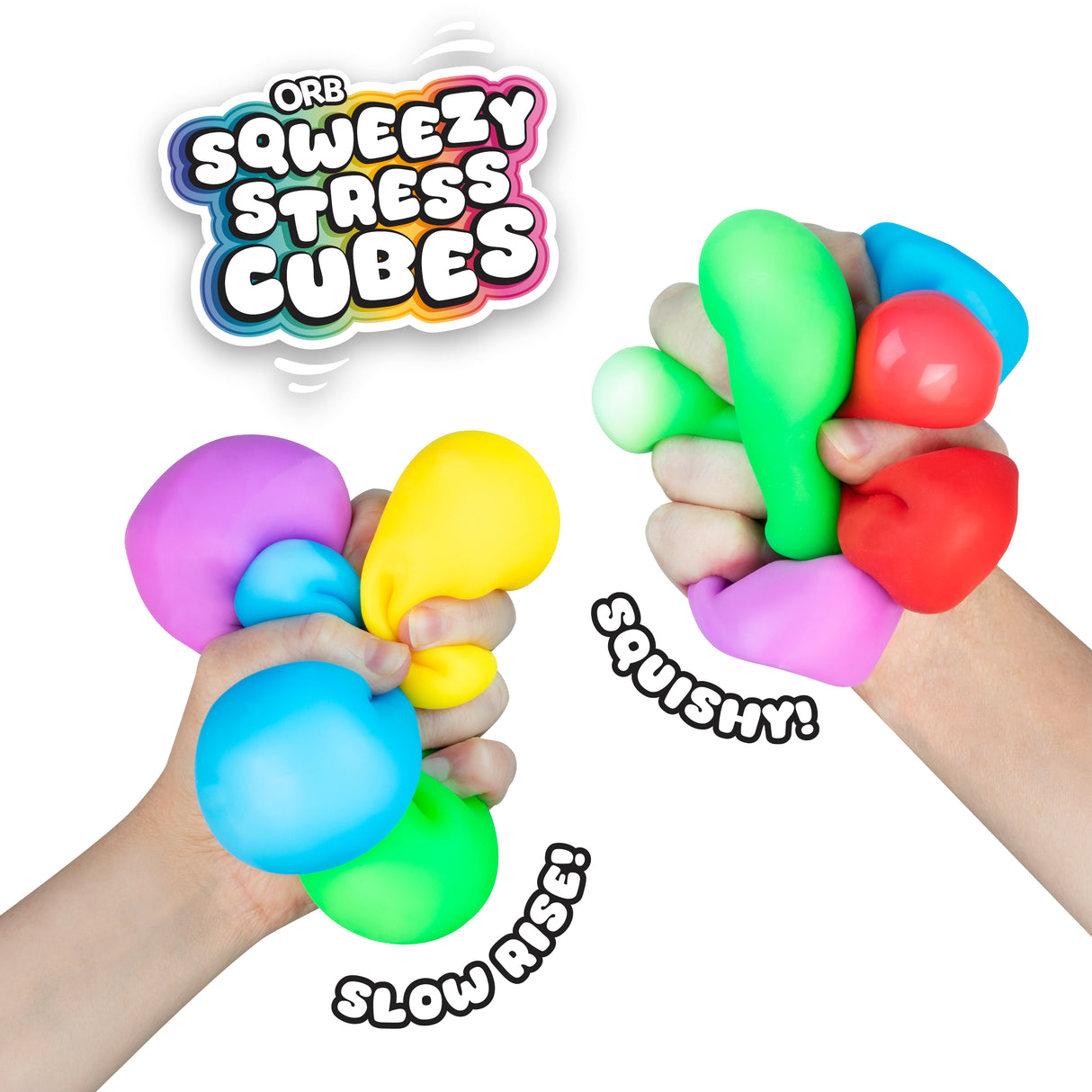 Sqweezy Stress Cubes 24 pc Box Set