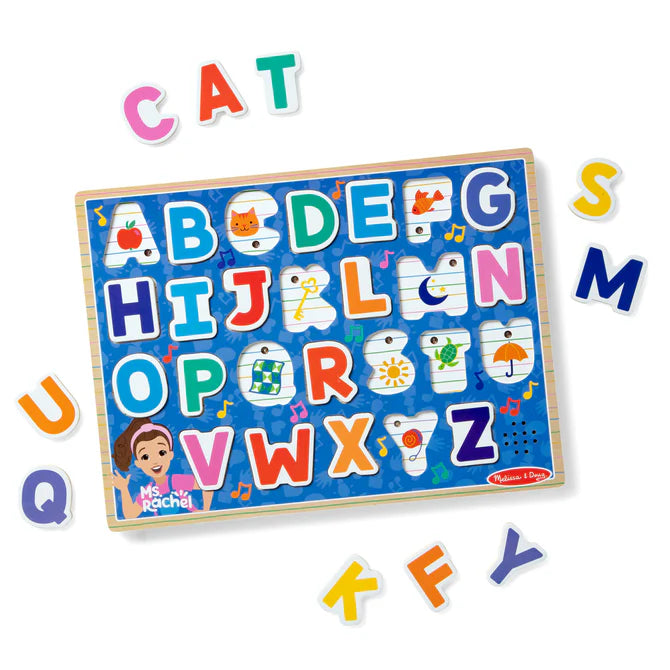 Ms Rachel Alphabet Sound Wooden Puzzle