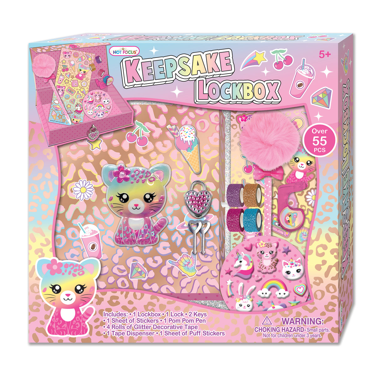 Keepsake Lockbox Leopard