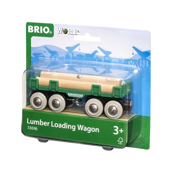 Brio Train Lumber Loading Wagon