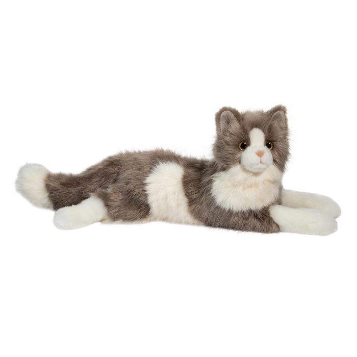 Gretta Lying Grey Cat DLux
