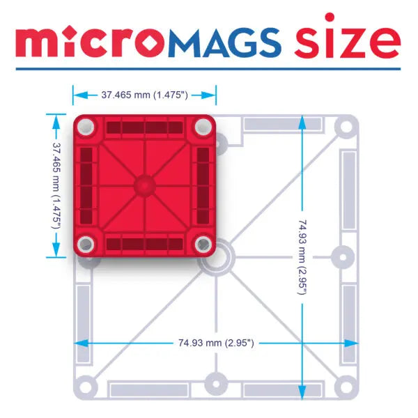 Magna Tiles Combo Micro Mags 20 pieces