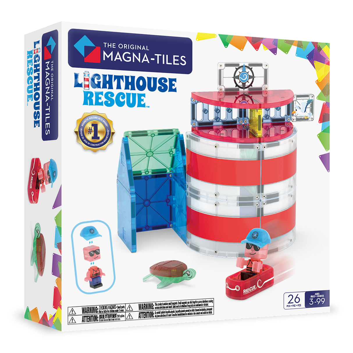 Magnatiles Lighthouse Rescue