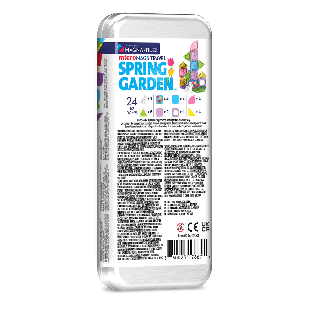 Magna Tiles MicroMags Travel Spring Garden