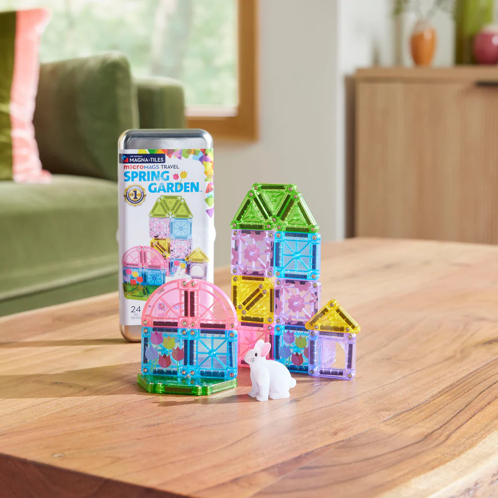 Magna Tiles MicroMags Travel Spring Garden