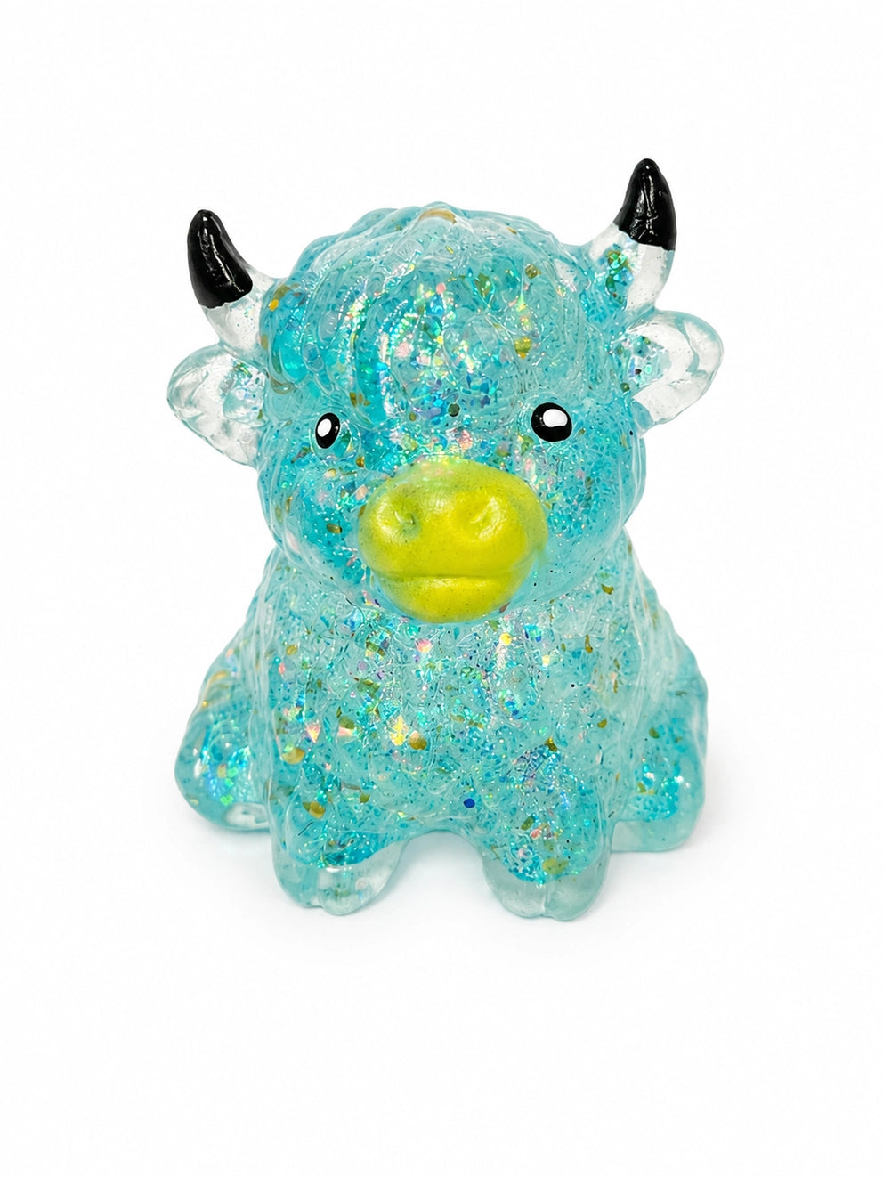 Cute Pinch Glitter Cow