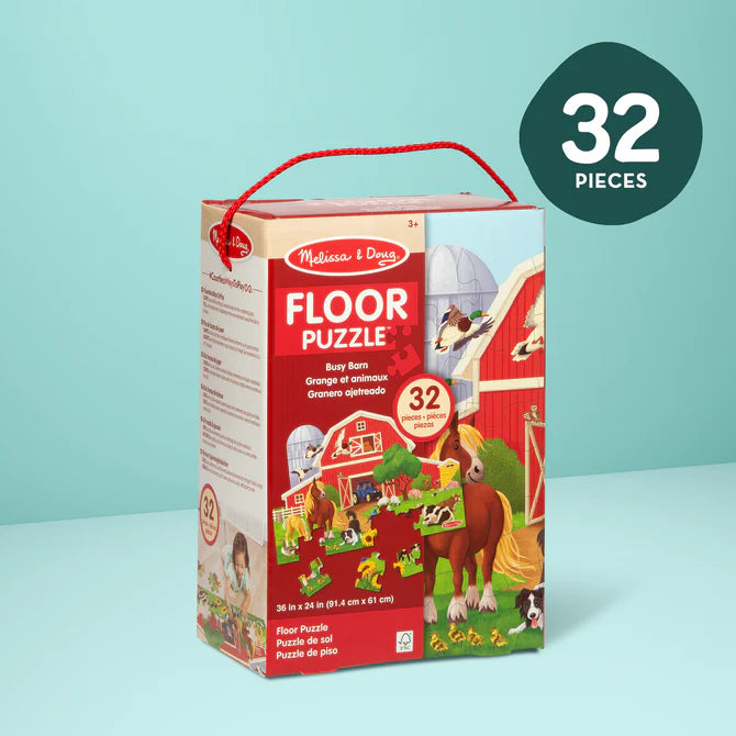 32 pc Busy Barn Floor Puzzle