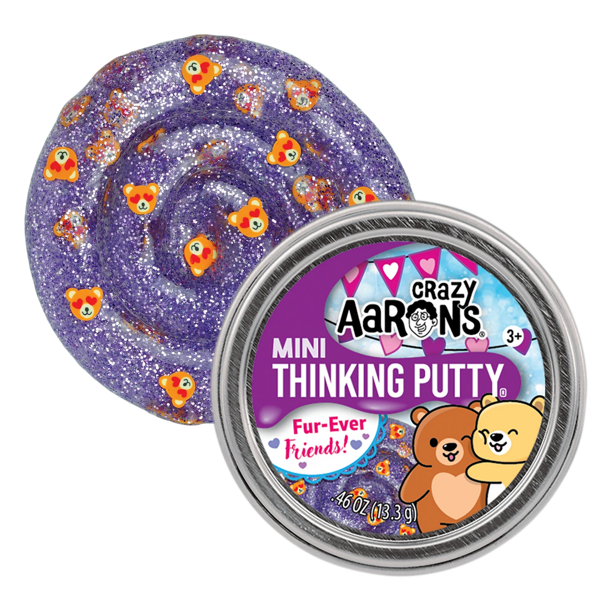 Fur Ever Friends 2" Mini Putty Tin