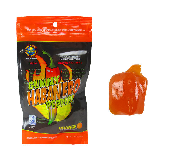 Gummy Habanero Pepper Orange