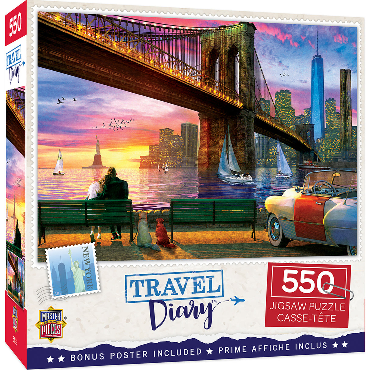 550 pc New York Romance Travel Diary