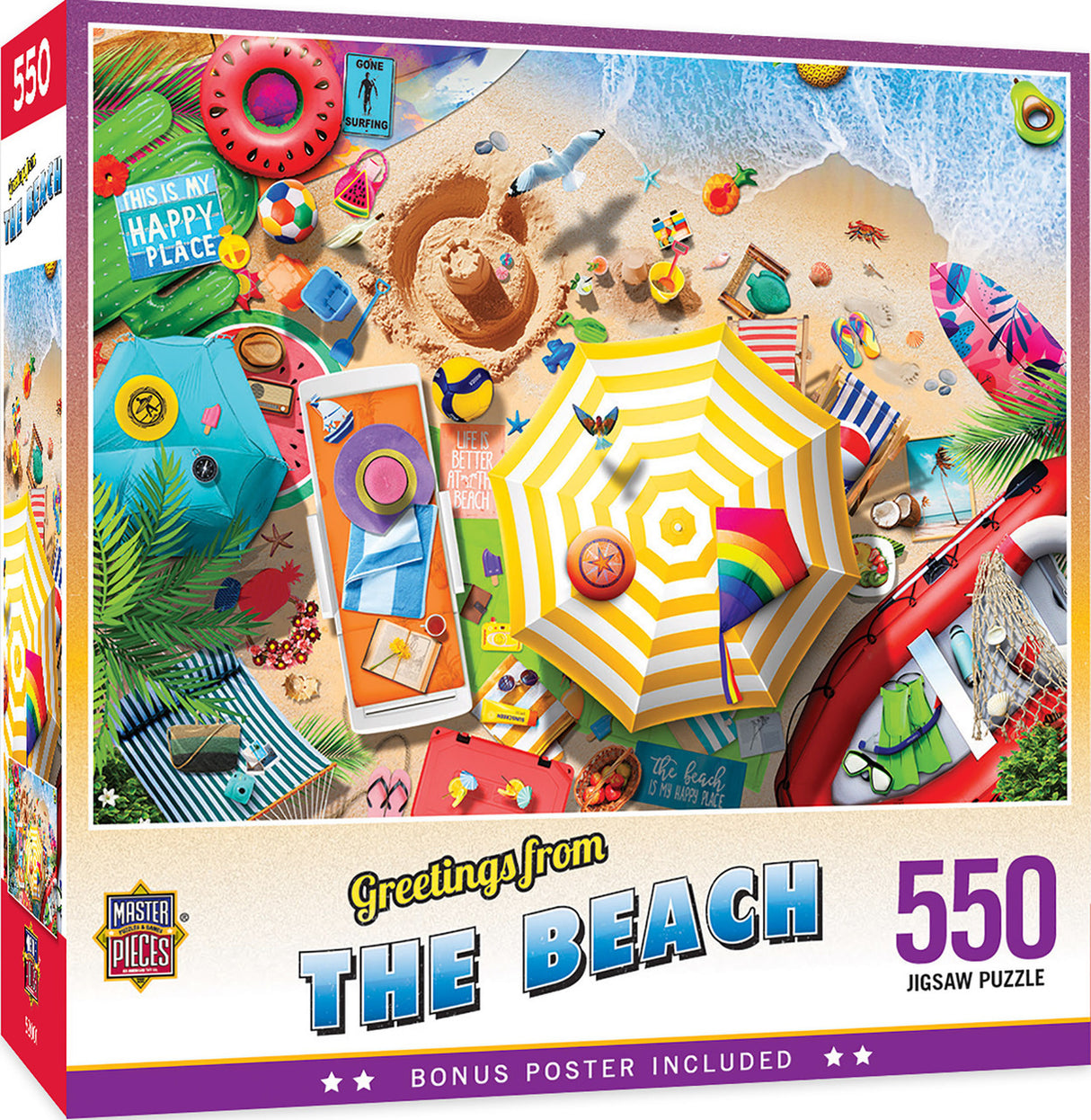 550 pc Greetings from The Beach