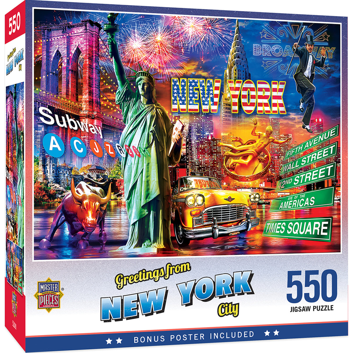 550 pc Greetings from New York