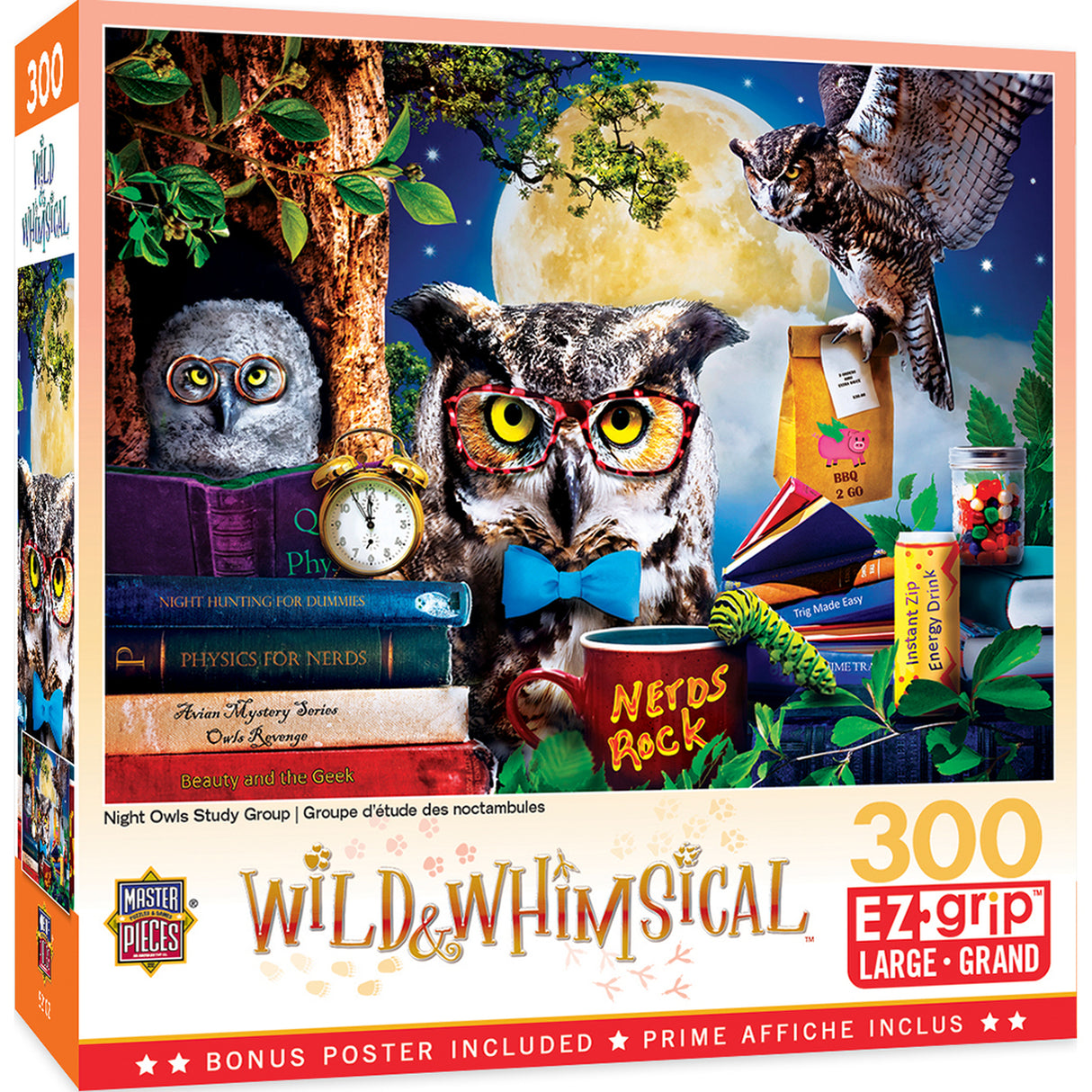 300 pc Night Owls Study Group Wild and Whimsical