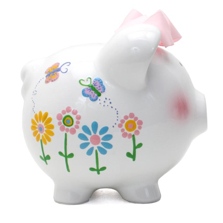 Flutterflies Piggy Bank