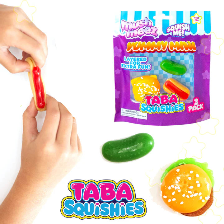 Mushmeez Yummy Minis 3 Pack Taba Squishies