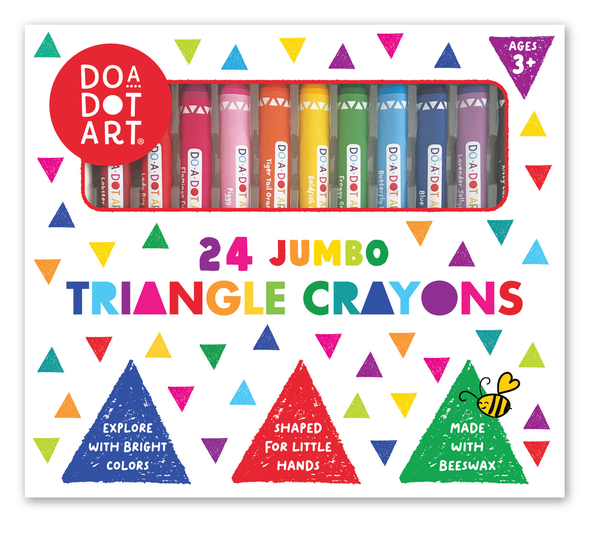 Jumbo Triangle Crayons 24 pack