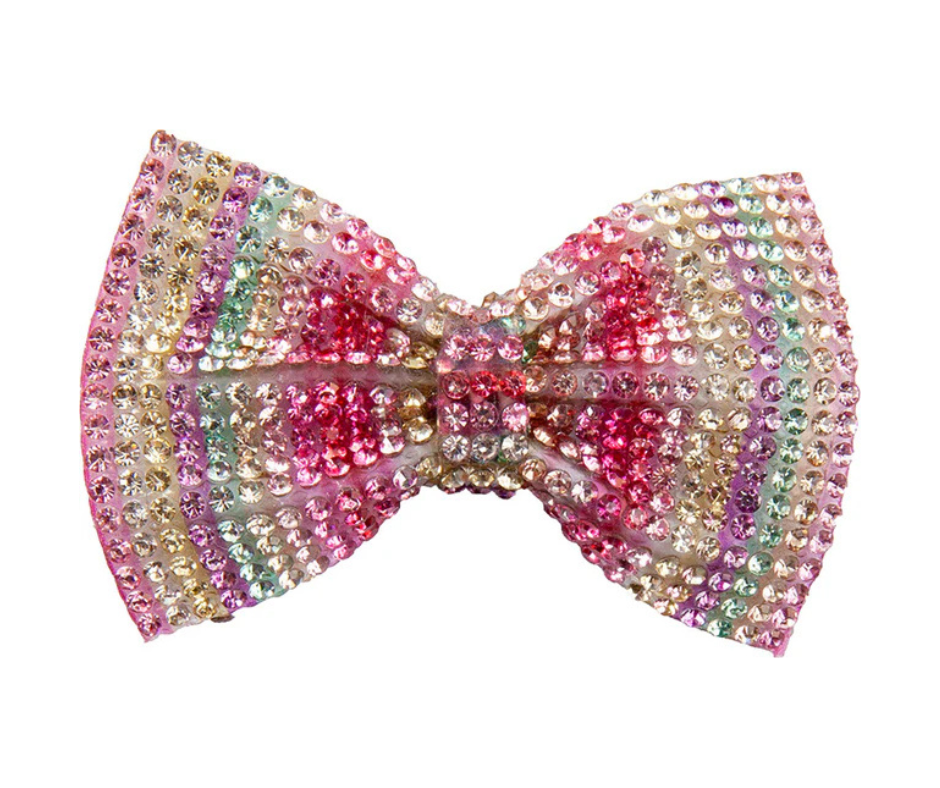 Boutique Gem Bow Hair Clip