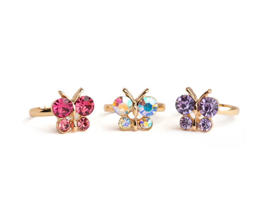 Boutique Foxy Floral Ring Set 3 pieces