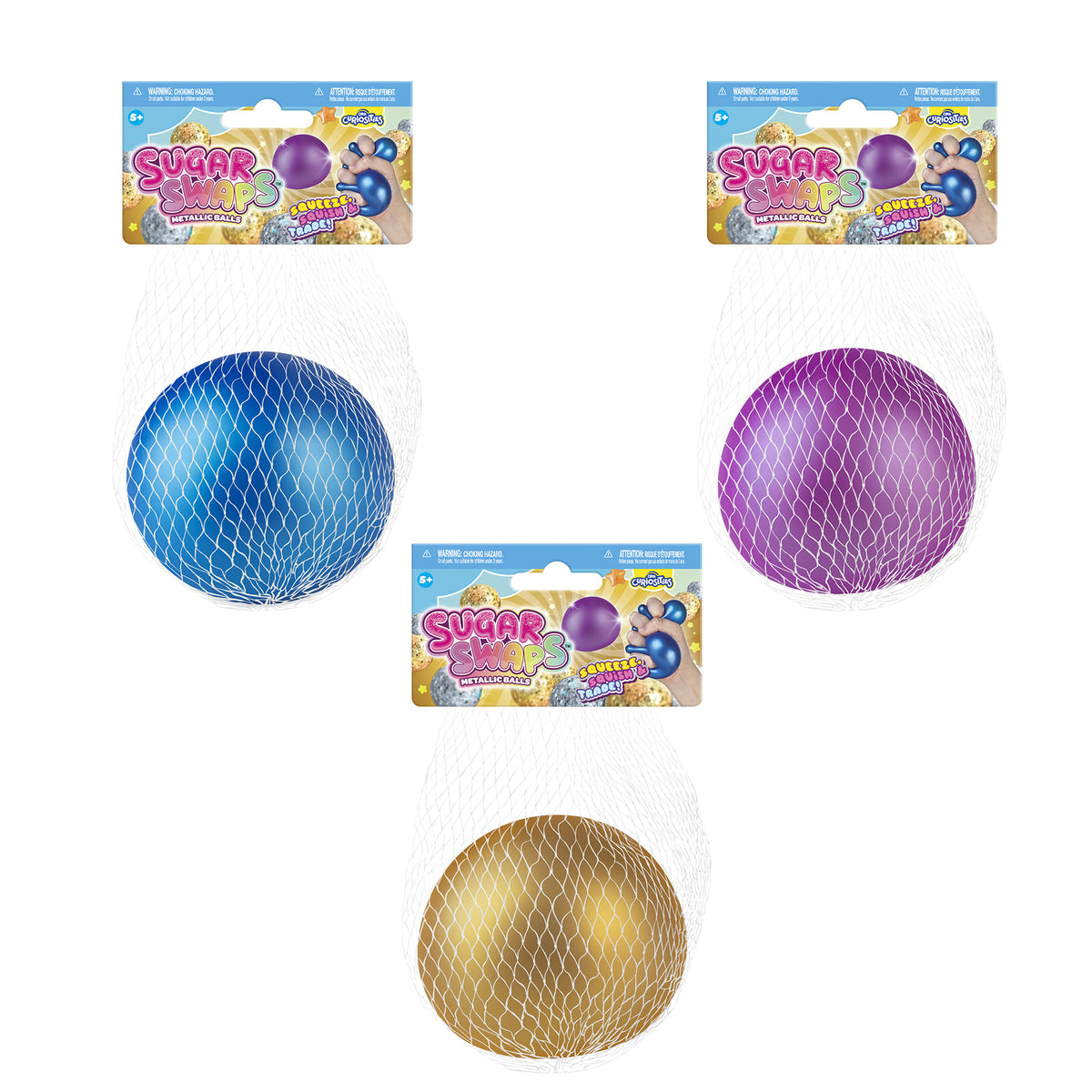 Sugar Smooshies Metallic Ball