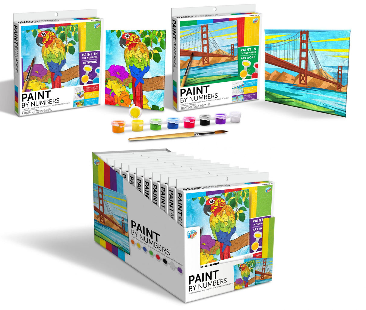 Paint by Numbers Parrot/Bridge